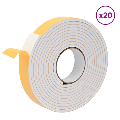 Self-adhesive Foam Tape 20 pcs White 30mm x 5m CR Foam