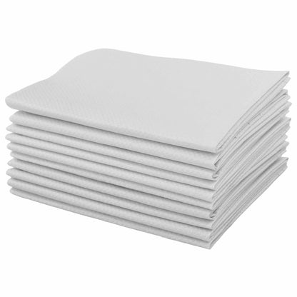Woven Sacks 50 pcs White 50 x 80 cm PP