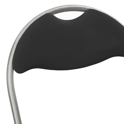 Folding Chair 2 pcs Black and Grey 48 x 43.5 x 81 cm