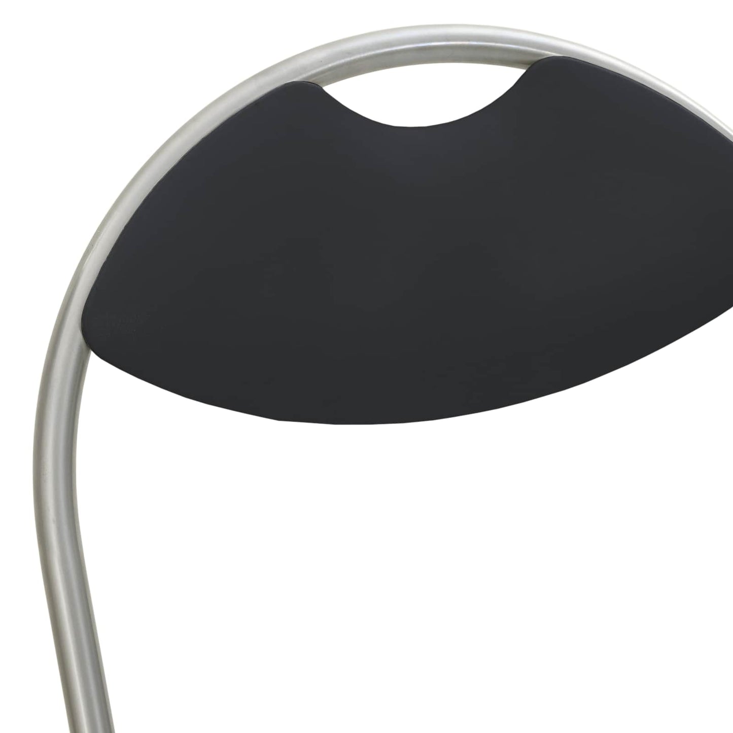 Folding Chair 8 pcs Black and Grey 48 x 43.5 x 81 cm