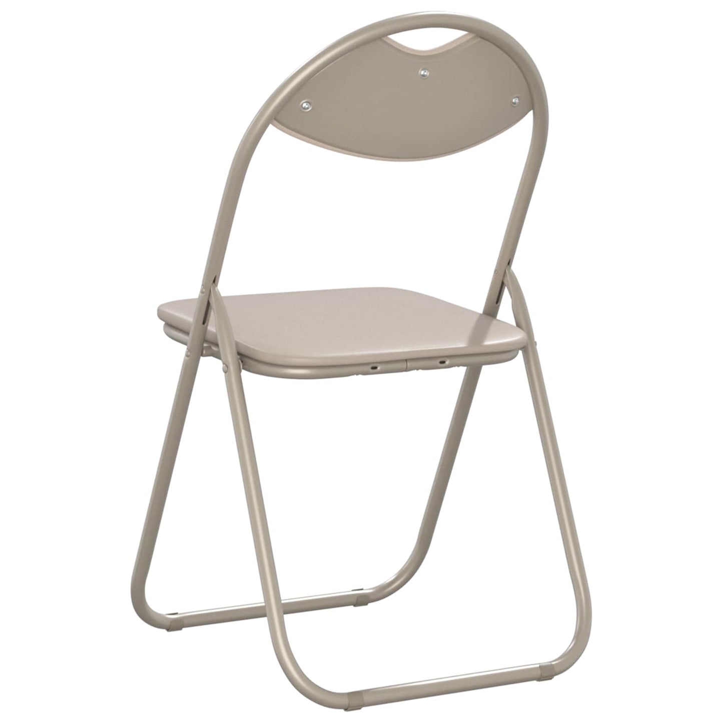 Folding Chair 8 pcs Sand 48 x 43.5 x 81 cm Faux Leather