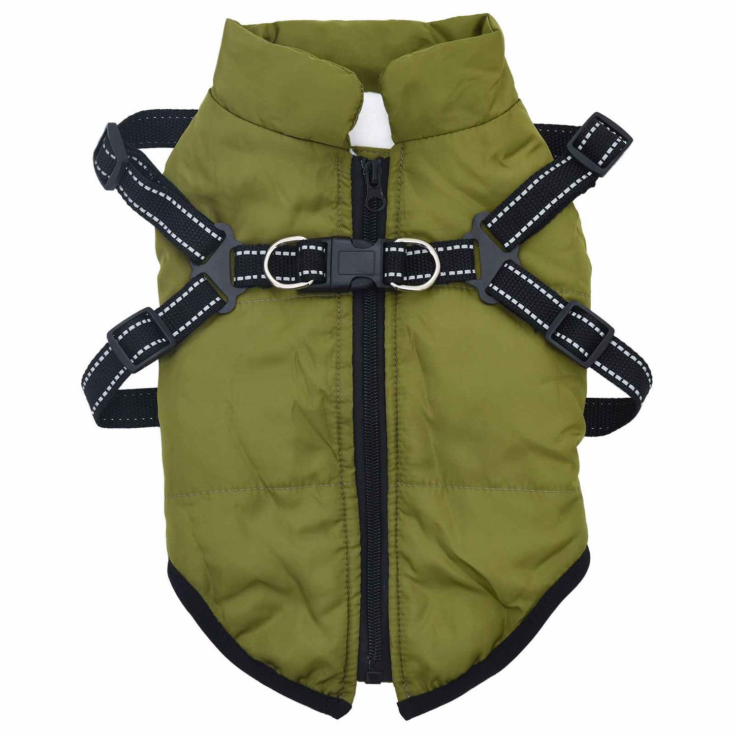 Dog Coat Army Green L36