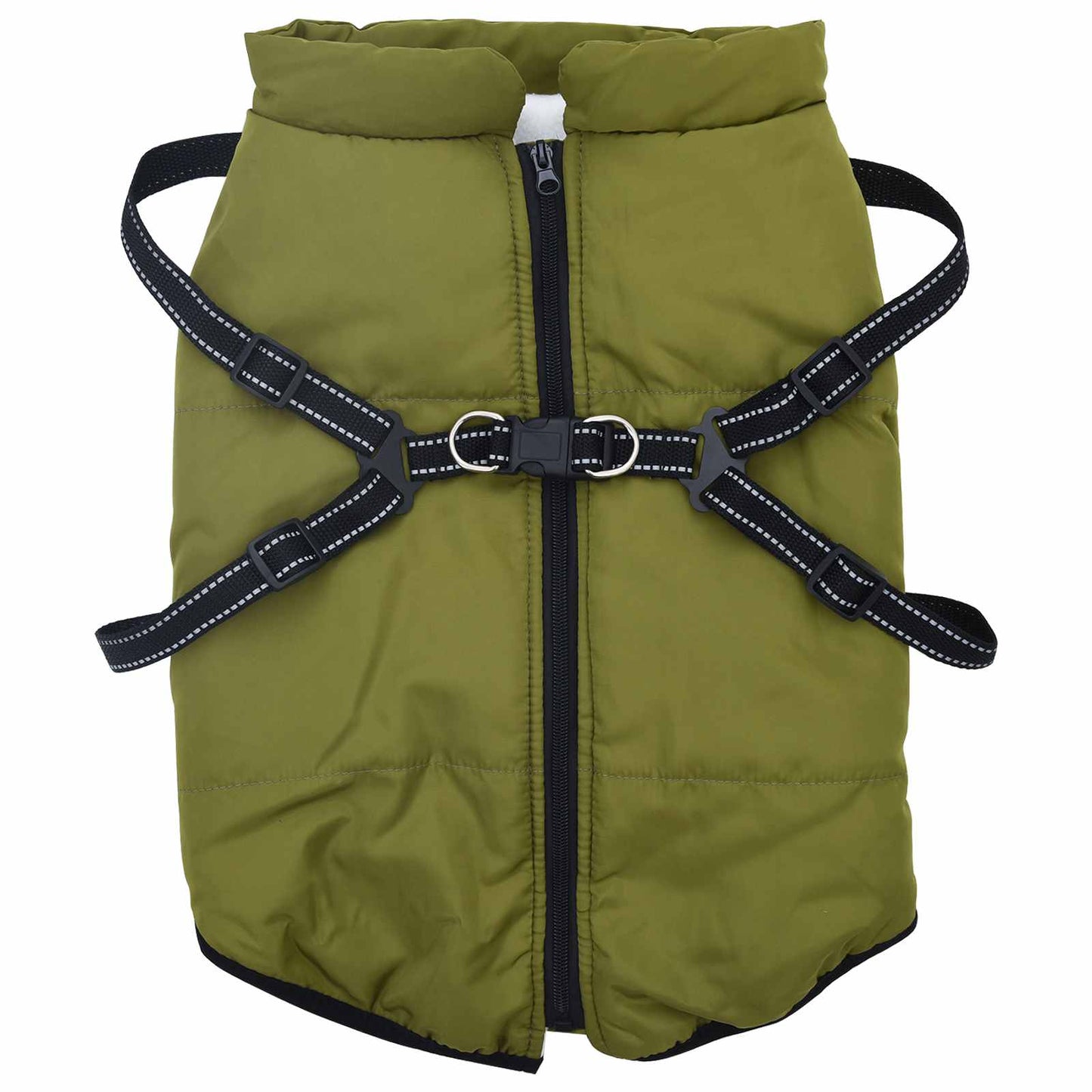 Dog Coat Army Green L44