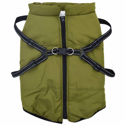 Dog Coat Army Green L44