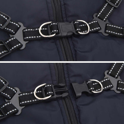 Dog Coat Navy Blue L48