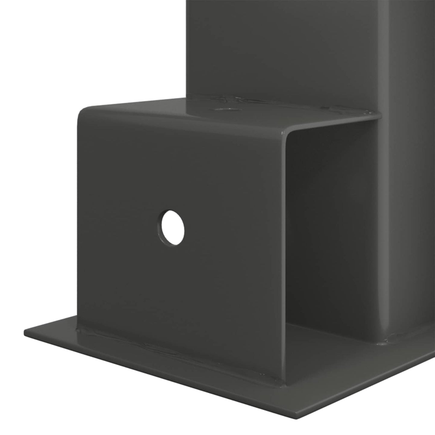 Firewood Stack Aid 2 pcs Anthracite 34 x 10 x 15 cm Steel