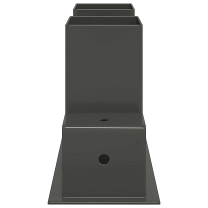 Firewood Stack Aid 2 pcs Anthracite 34 x 10 x 15 cm Steel