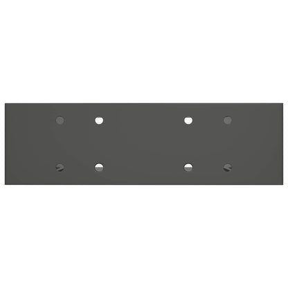Firewood Stack Aid 2 pcs Anthracite 34 x 10 x 15 cm Steel