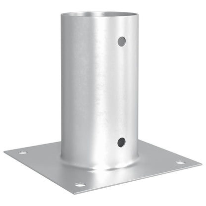 Round Ground Anchor 12 pcs Silver 15 x 15 x 15 cm Metal