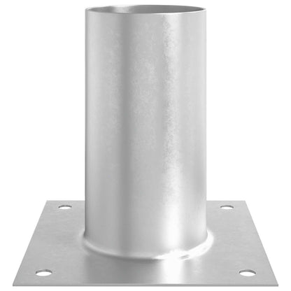 Round Ground Anchor 12 pcs Silver 15 x 15 x 15 cm Metal