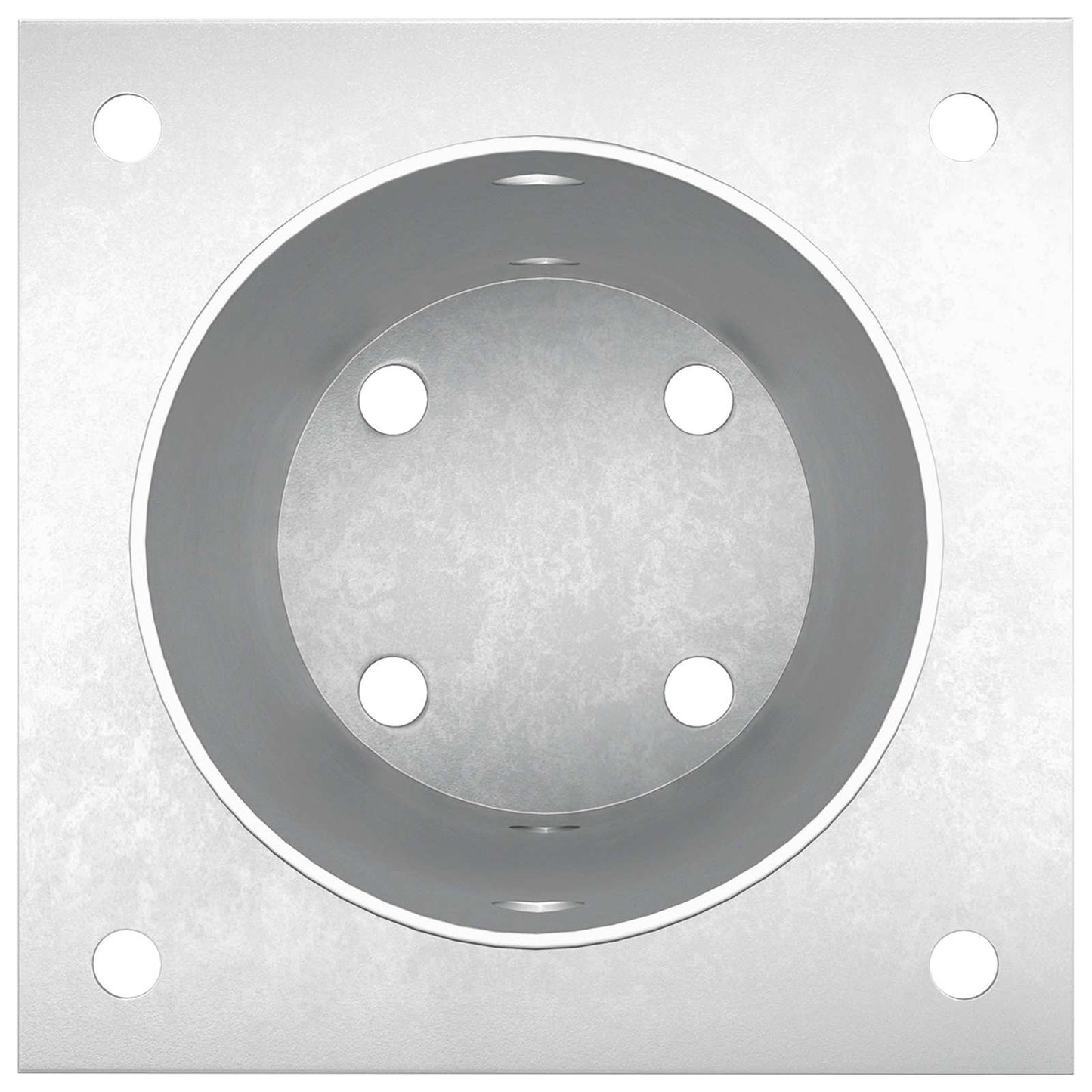 Round Ground Anchor 12 pcs Silver 15 x 15 x 15 cm Metal