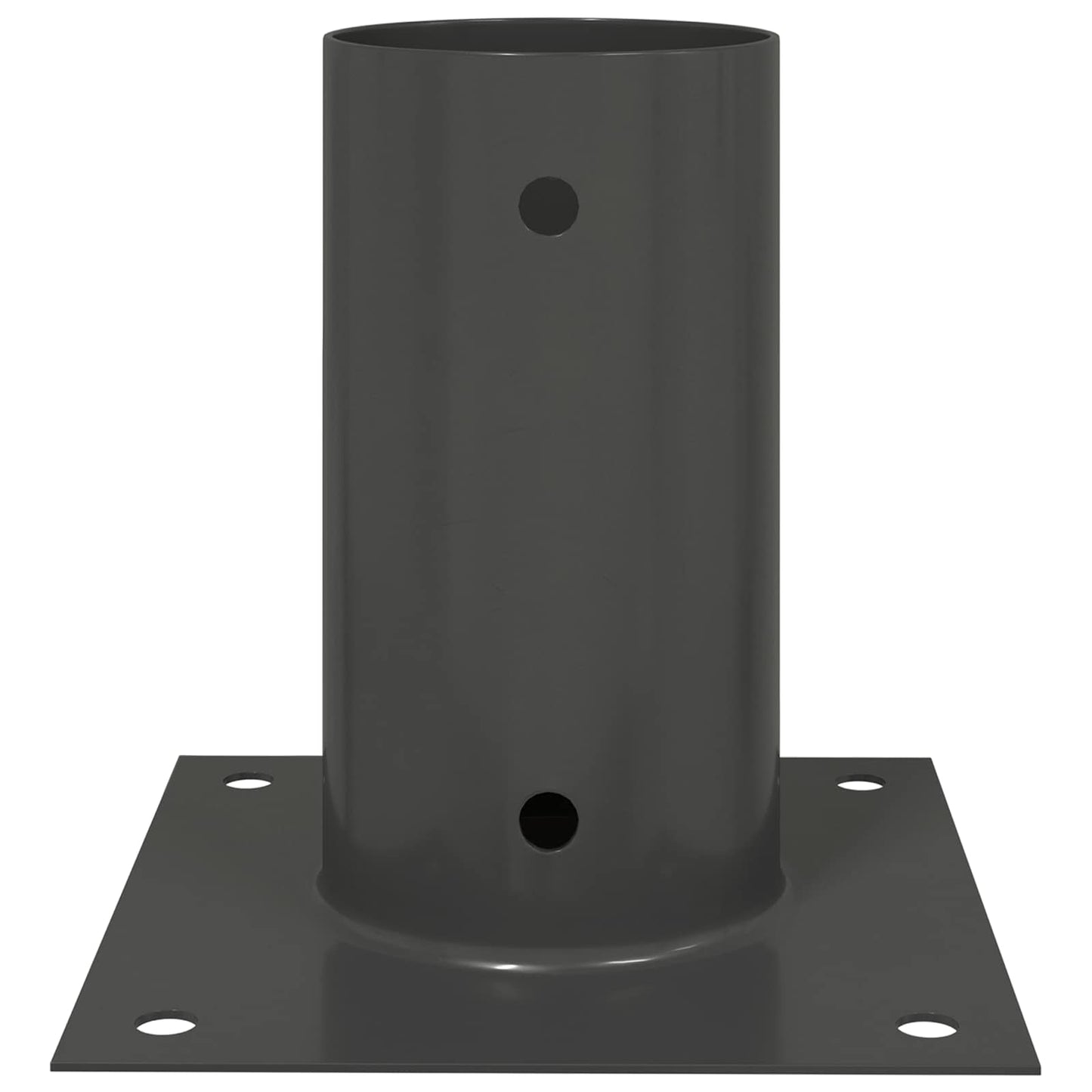 Round Ground Anchor 4 pcs Anthracite 15 x 15 x 15 cm Metal