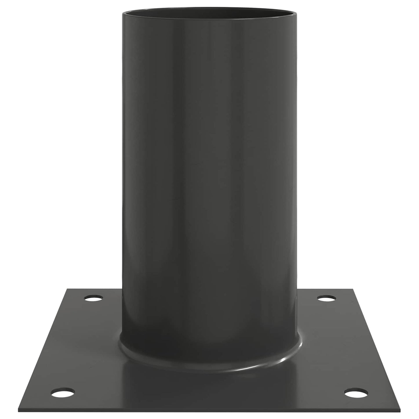 Round Ground Anchor 4 pcs Anthracite 15 x 15 x 15 cm Metal
