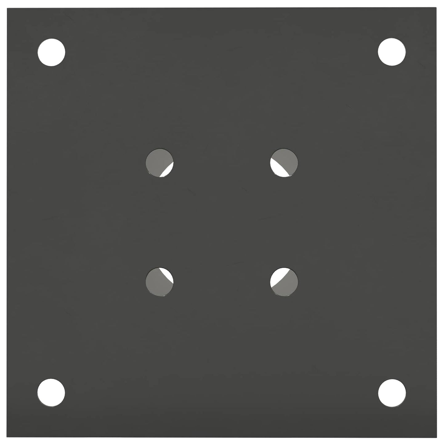 Round Ground Anchor 4 pcs Anthracite 15 x 15 x 15 cm Metal