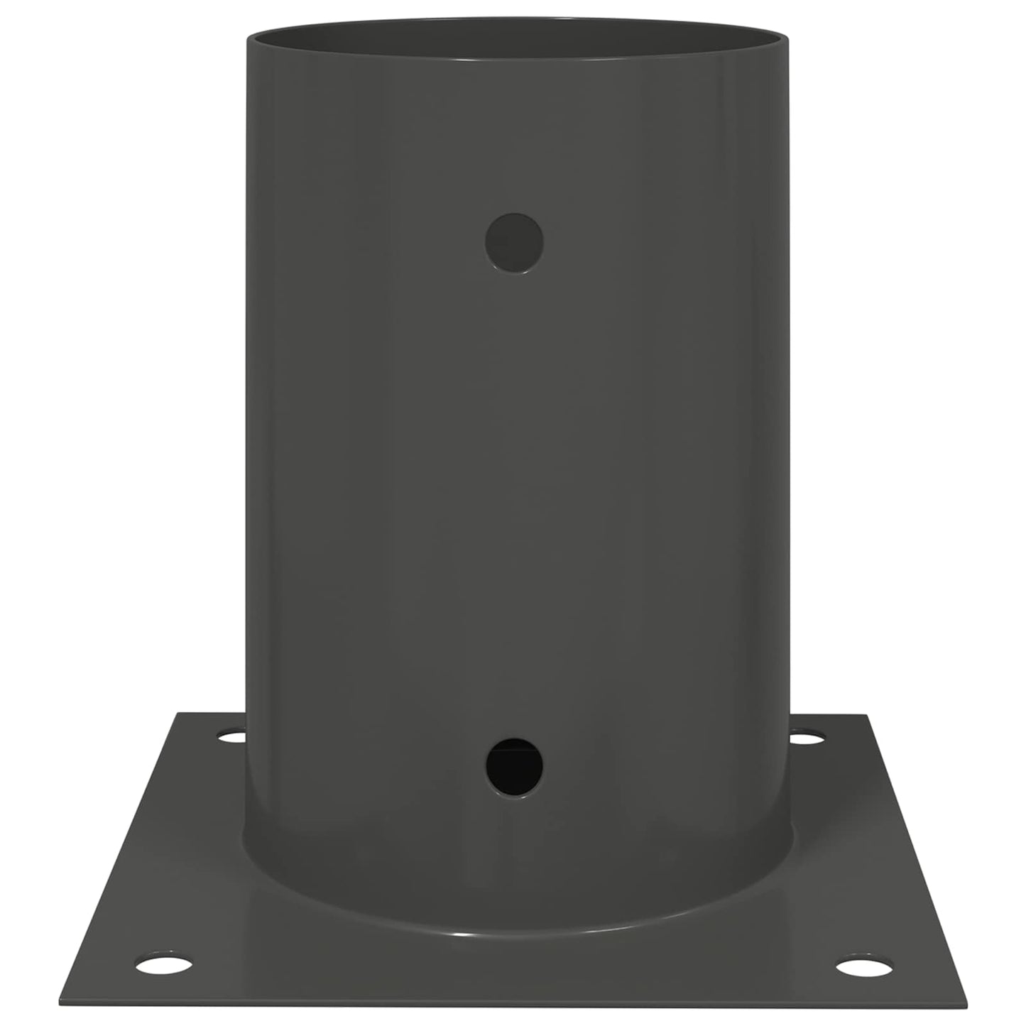 Round Ground Anchor 12 pcs Anthracite 15 x 15 x 15 cm Metal