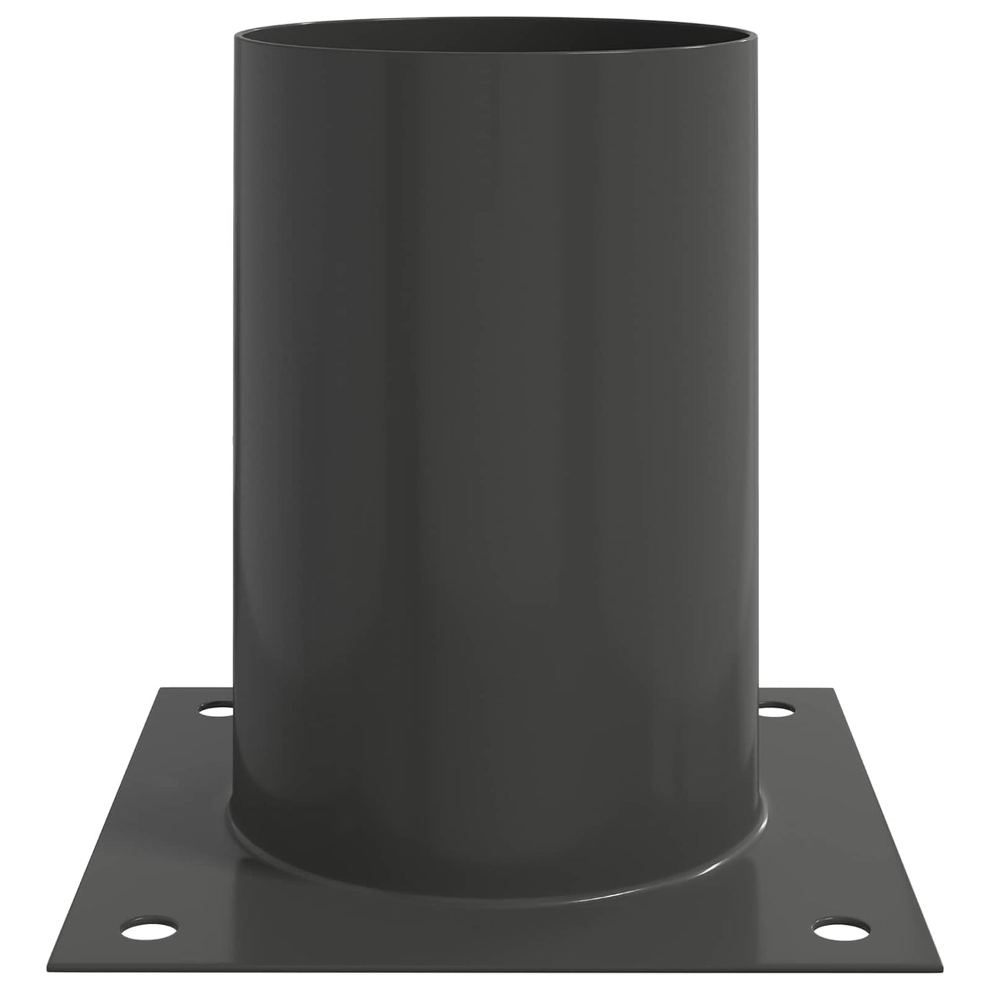 Round Ground Anchor 12 pcs Anthracite 15 x 15 x 15 cm Metal
