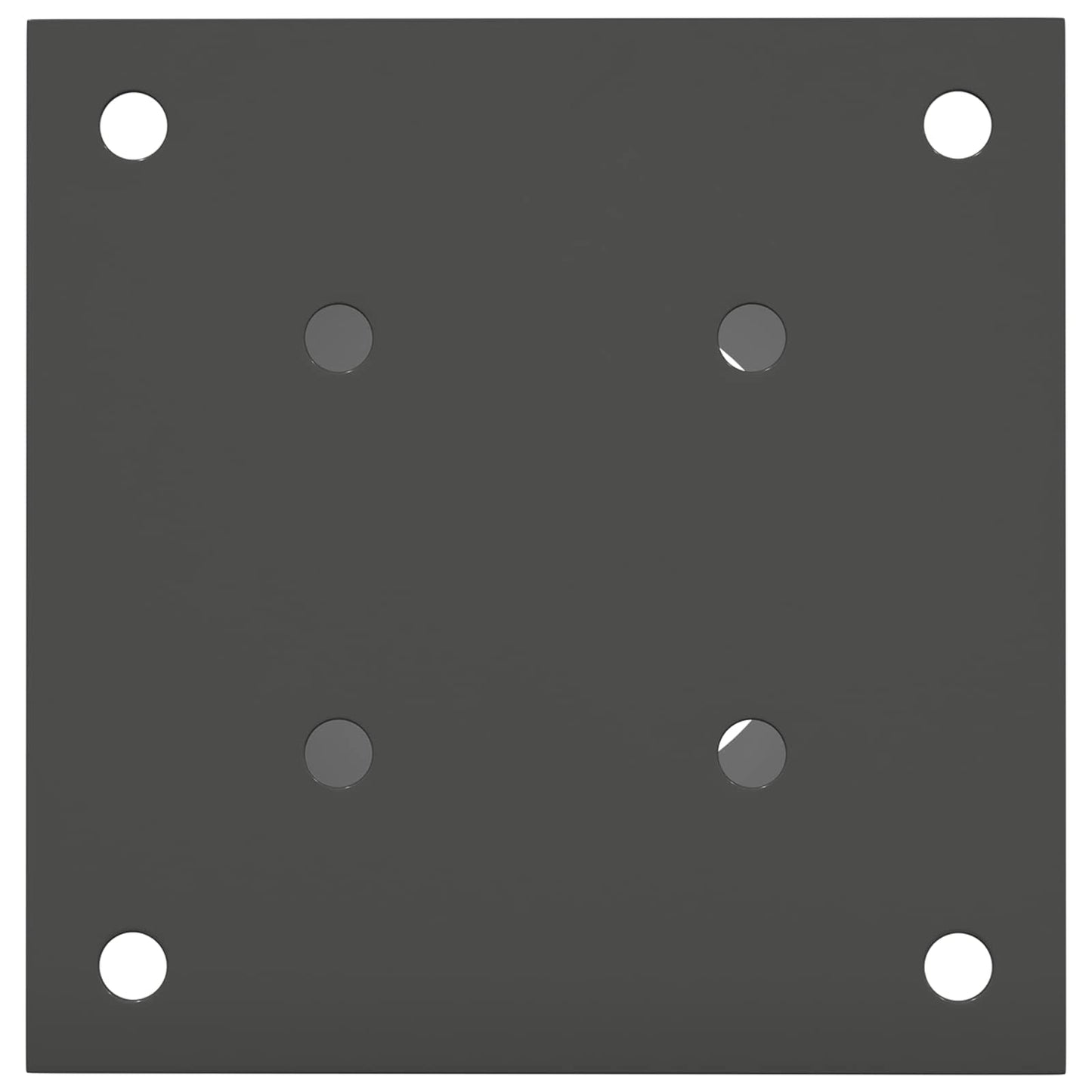 Round Ground Anchor 12 pcs Anthracite 15 x 15 x 15 cm Metal
