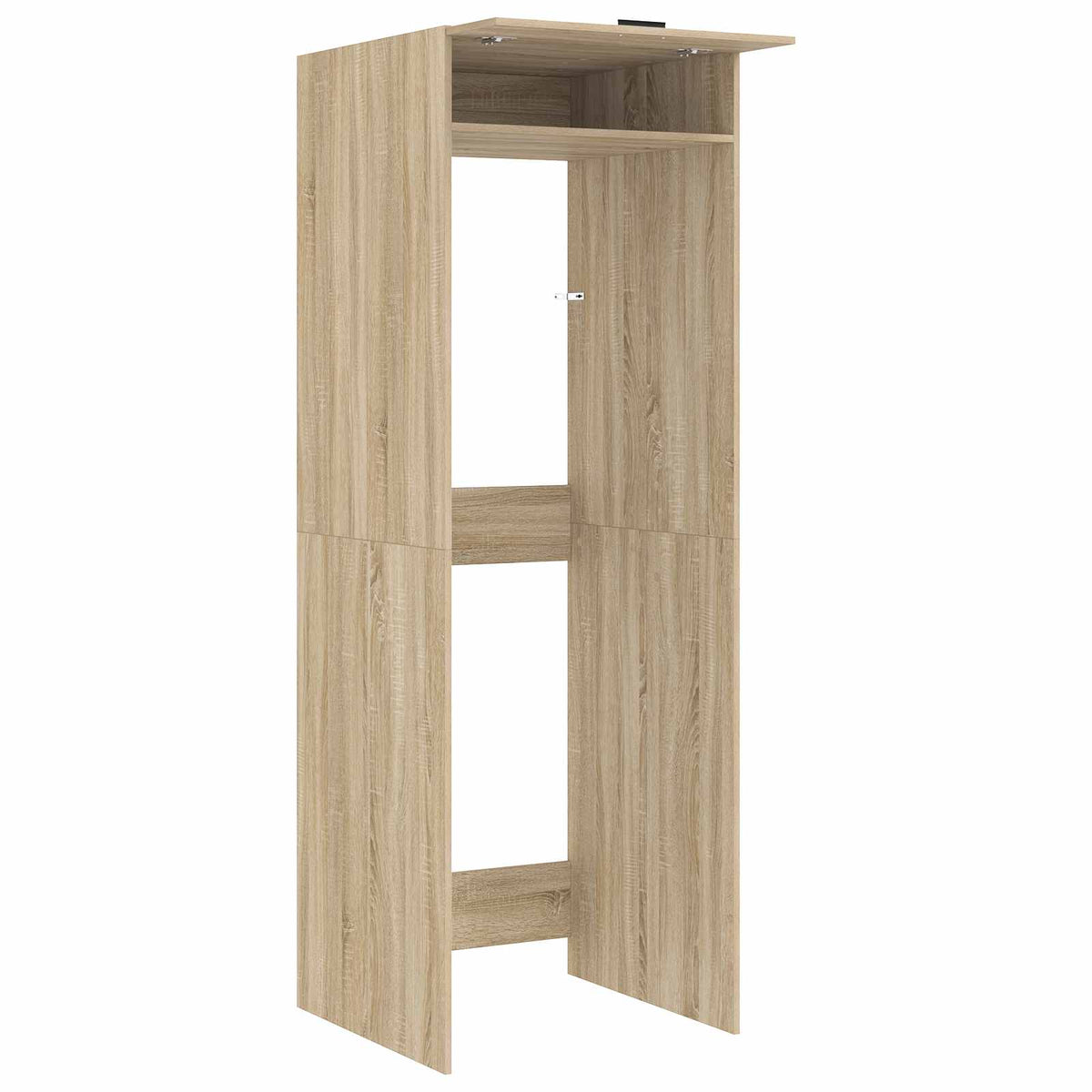 Wash Machine Cabinet with Storage Sonoma Oak 67.5 x 68 x 200 cm