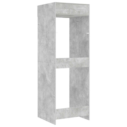 Wash Machine Cabinet Concrete Grey 67.5 x 68 x 200 cm