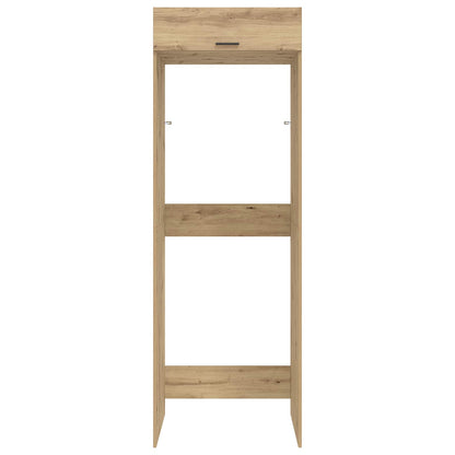 Wash Machine Cabinet with Door Artisan Oak 67.5 x 68 x 200 cm