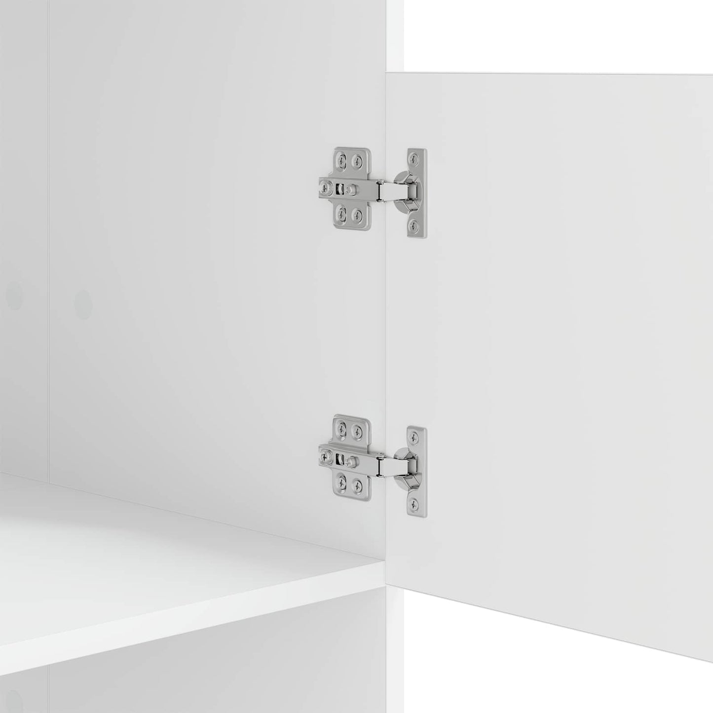 Laundry Cabinet with Storage with Door White Engineered wood
