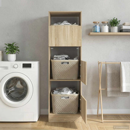 Laundry Cabinet Sonoma 50 x 68 x 162 cm Engineered wood