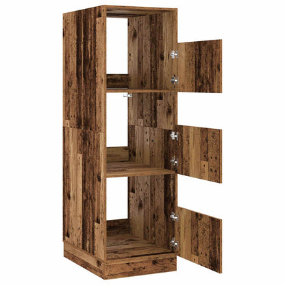 Laundry Cabinet Old Wood 50 x 68 x 162 cm Engineered wood