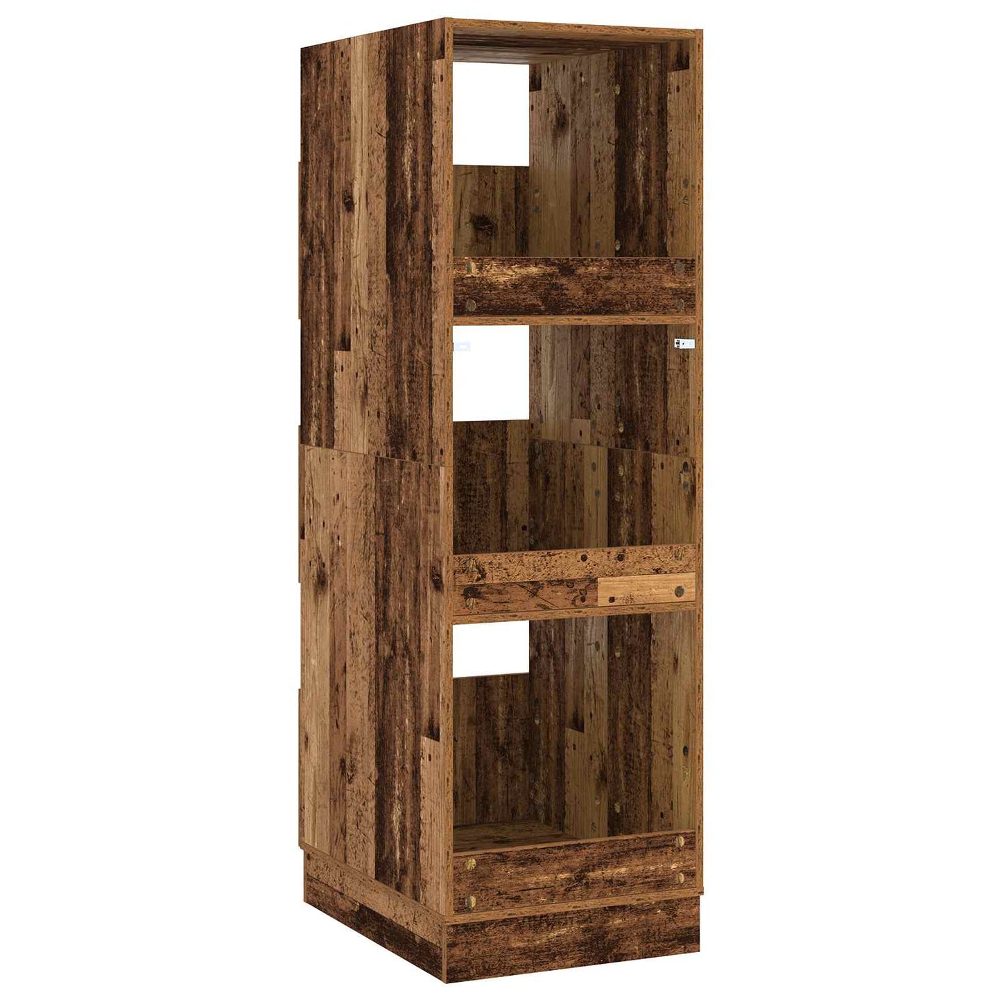 Laundry Cabinet Old Wood 50 x 68 x 162 cm Engineered wood