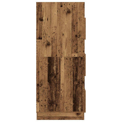 Laundry Cabinet Old Wood 50 x 68 x 162 cm Engineered wood