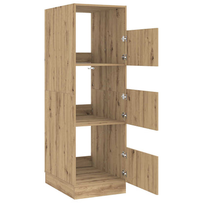 Laundry Cabinet Artisan Oak 50 x 68 x 162 cm Engineered wood