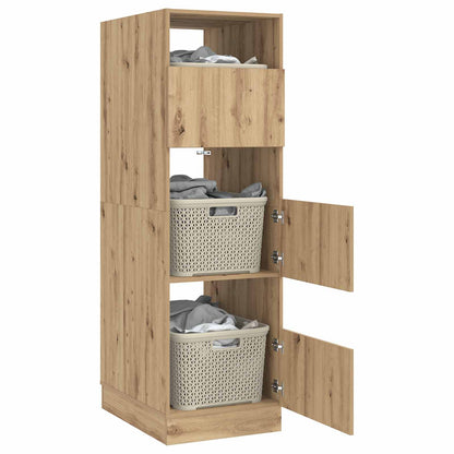 Laundry Cabinet Artisan Oak 50 x 68 x 162 cm Engineered wood