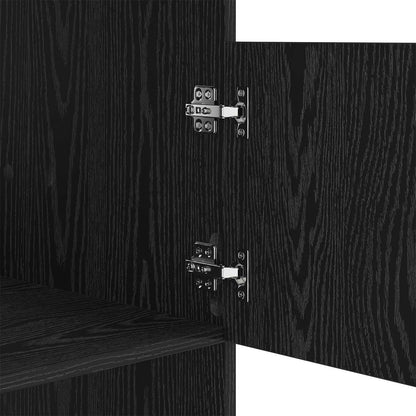 Laundry Cabinet Black Oak 50 x 68 x 102 cm Engineered wood