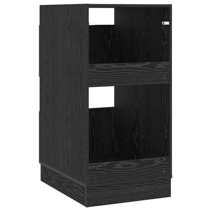Laundry Cabinet Black Oak 50 x 68 x 102 cm Engineered wood