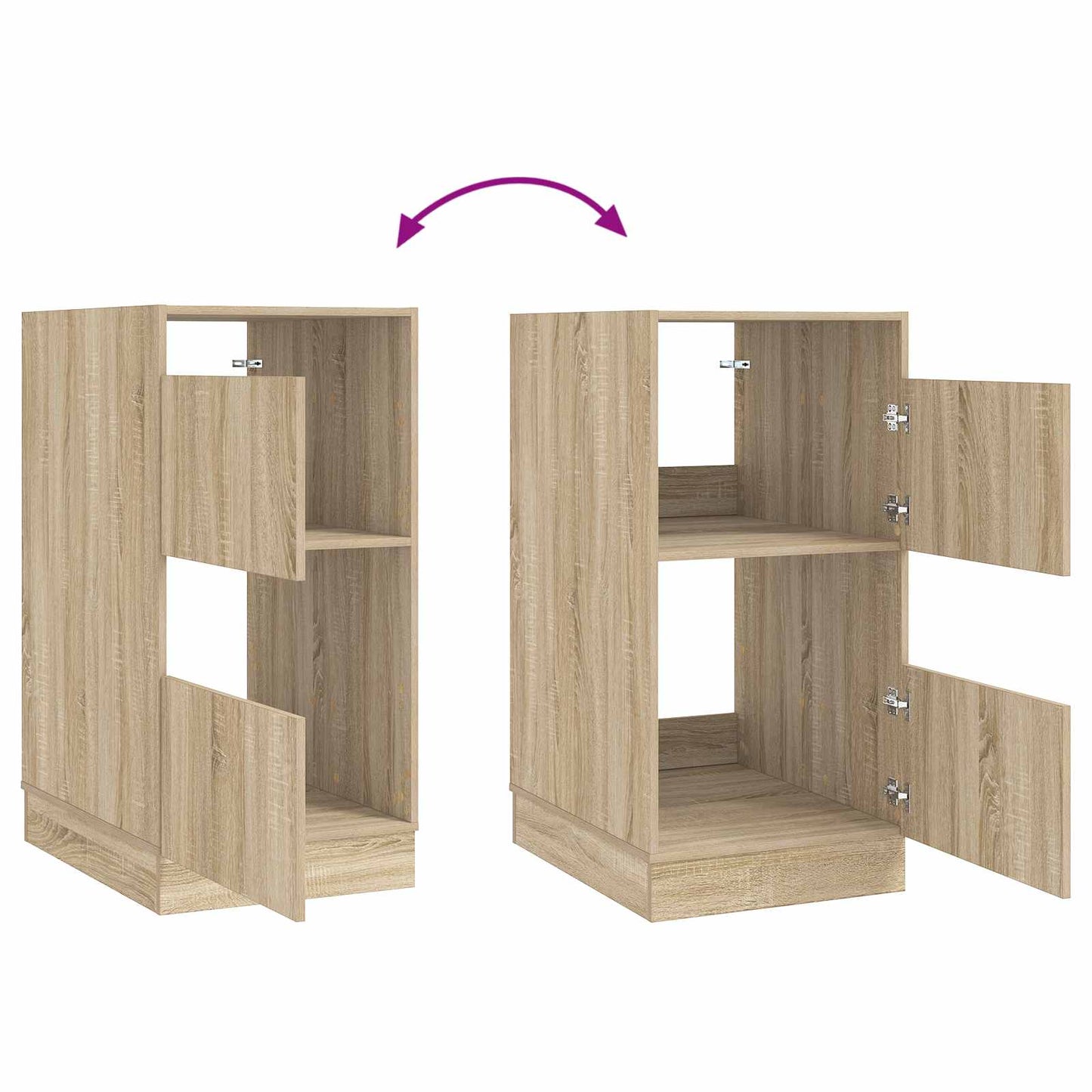 Laundry Cabinet Sonoma 50 x 68 x 102 cm Engineered wood