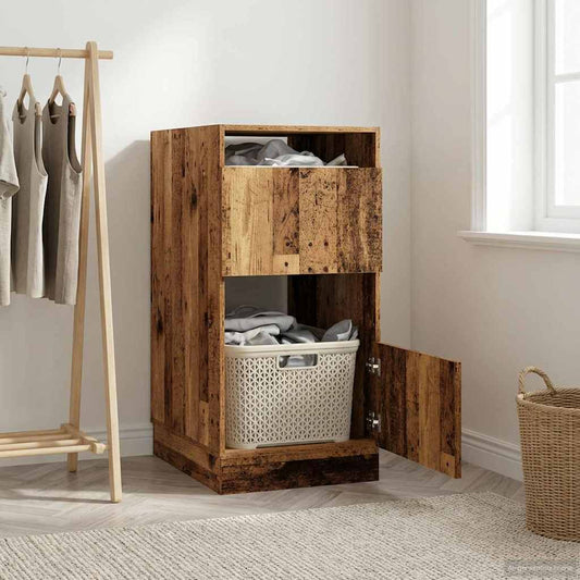 Laundry Cabinet Old Wood 50 x 68 x 102 cm Engineered wood