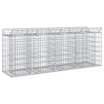 Gabion Raised Bed 2 pcs Silver