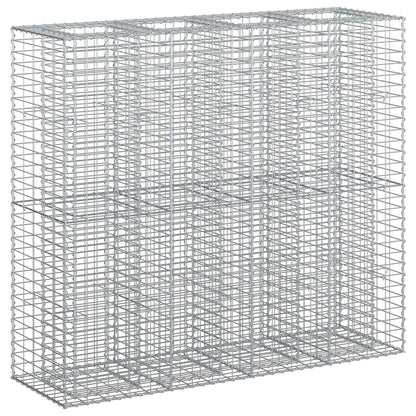 Gabion Raised Bed 2 pcs Silver 170 x 50 x 150 cm