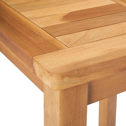 Bar Table Natural 60 x 60 x 105 cm Solid-Teak