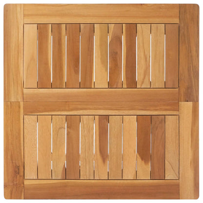 Bar Table Natural 60 x 60 x 105 cm Solid-Teak