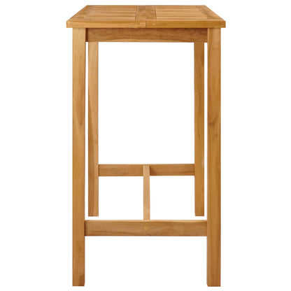Bar Table Natural 110 x 60 x 105 cm Solid-Teak