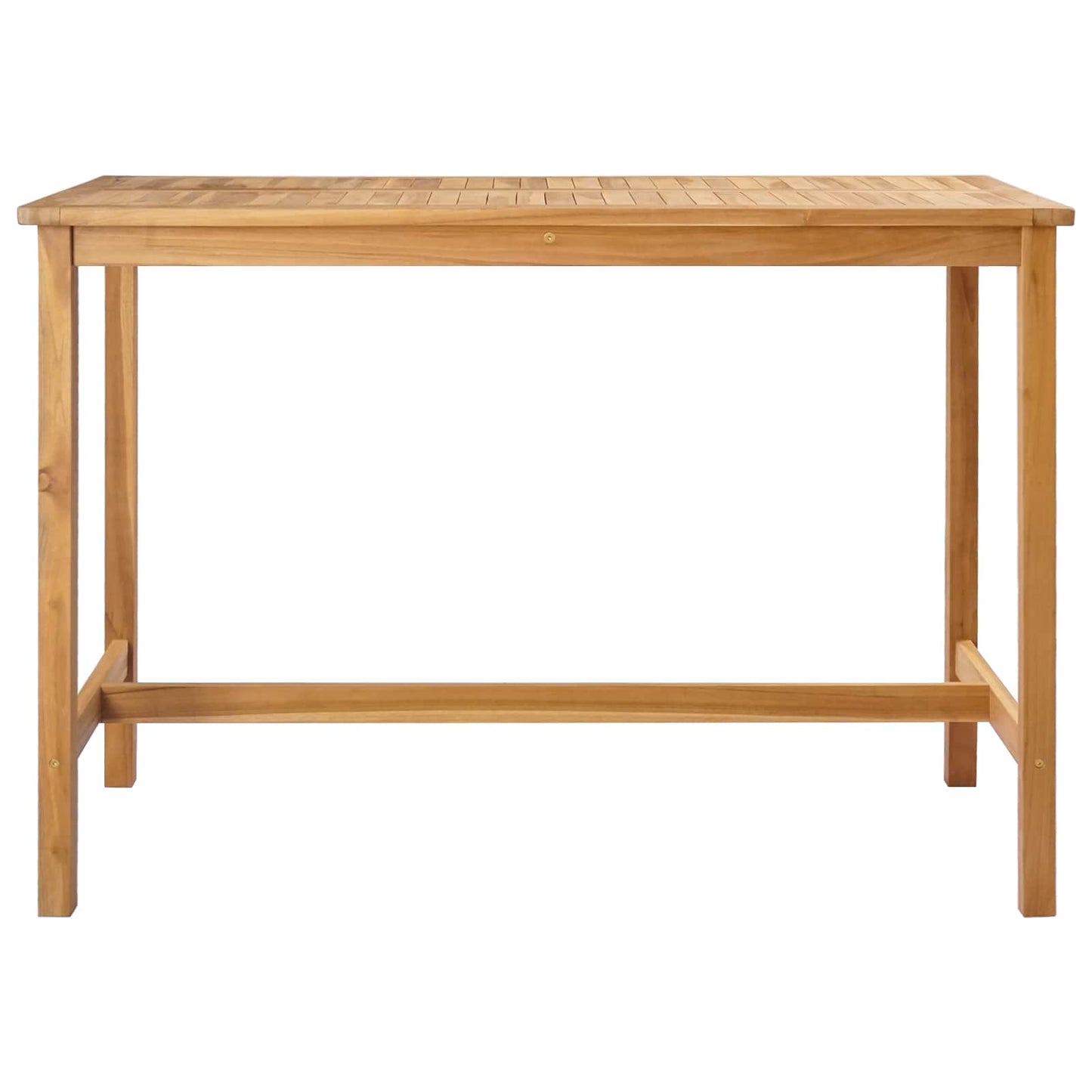 Bar Table Natural 150 x 75 x 105 cm Solid Teak Wood