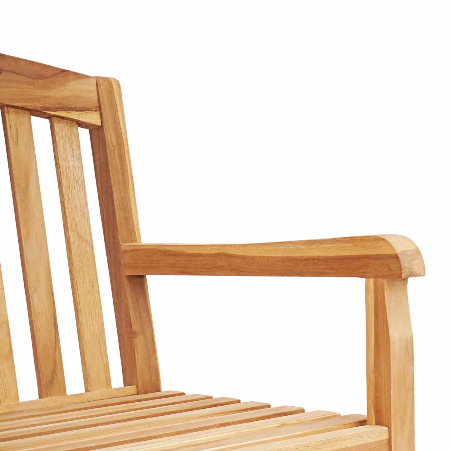 Handcarved Rose Bench Natural 114 x 60.5 x 95 cm