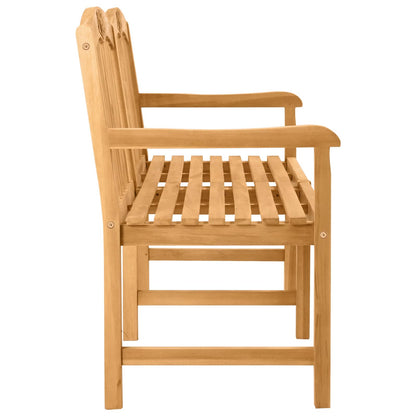 Handcarved Rose Bench 179.5 x 61 x 90 cm Solid Teak Wood