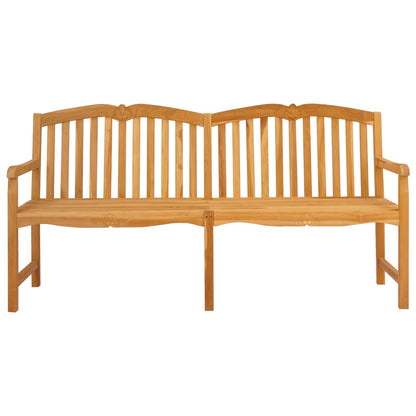 Handcarved Rose Bench 180.5 x 60 x 96 cm Solid Teak Wood
