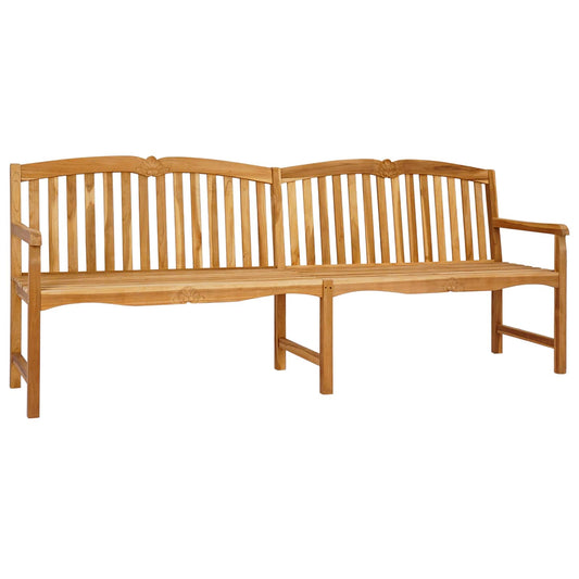 Handcarved Rose Bench 228 x 61 x 94.5 cm Solid Teak Wood