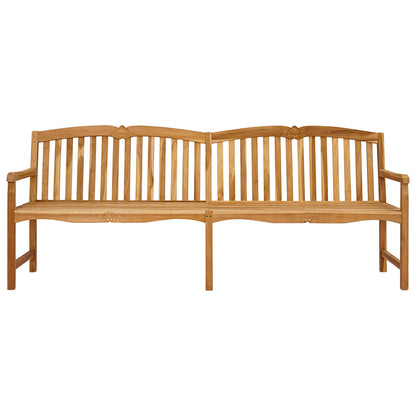 Handcarved Rose Bench Natural 228 x 61 x 94.5 cm