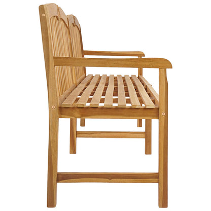 Handcarved Rose Bench 228 x 61 x 94.5 cm Solid Teak Wood