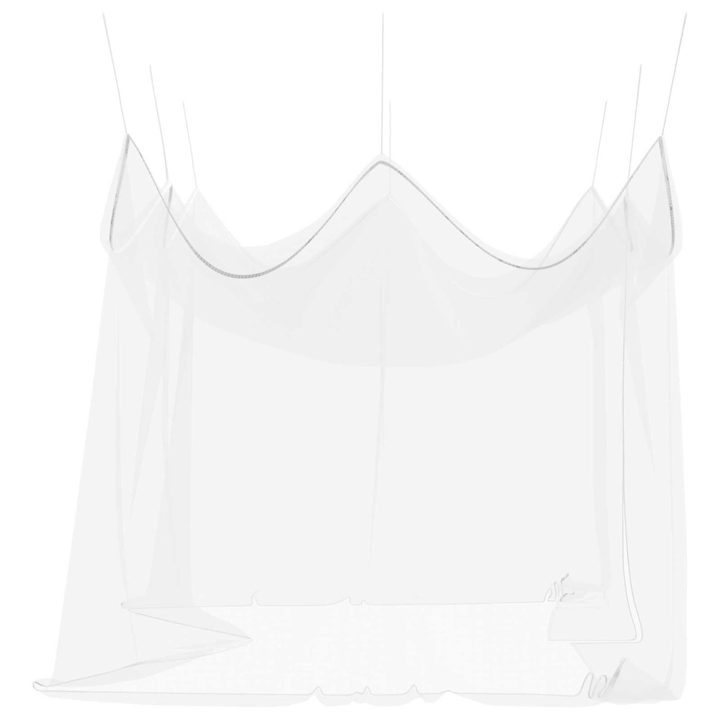 Garden Mosquito Net 156 Mesh White 3 x 4.5 x 2.5 m Polyester