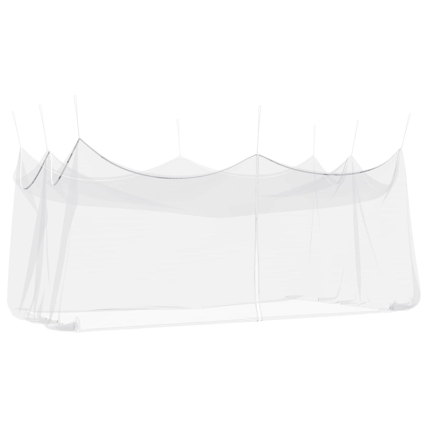 Garden Mosquito Net 156 Mesh White 3 x 6 x 2.5 m Polyester
