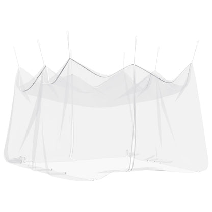 Garden Mosquito Net 156 Mesh White 4 x 4 x 2.5 m Polyester